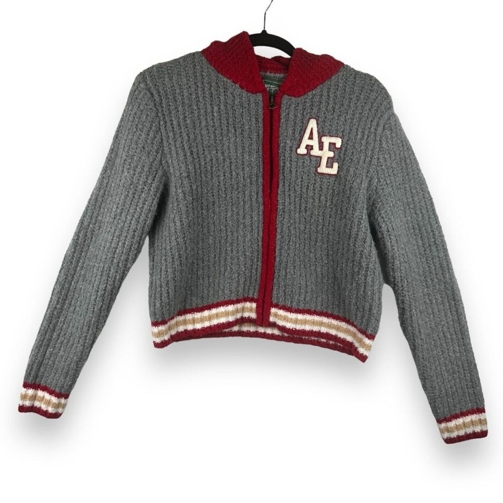 American Eagle Varsity Jacket Womens Size XS Academia Retro Preppy Prep School